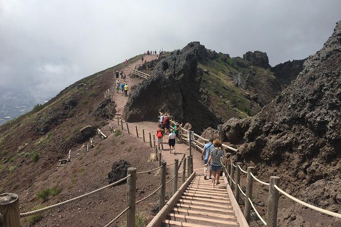 Daily Excursion Full Day 8 Hours ( Vesuvio Pompei) - Sweet Vesuvio Viewpoint: Minivan Up, Then a Real (Short) Walk