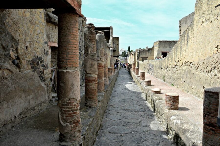 From Naples: 2-Hour Herculaneum Kid-Friendly Tour - Meeting at Via dei Papiri Ercolanesi and getting oriented