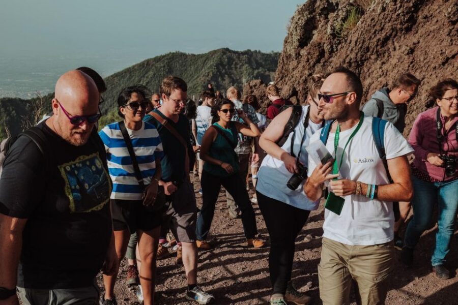 From Pompeii: Mount Vesuvius Guided Tour with Transfer - Shared van transfer: time saved, comfort considered