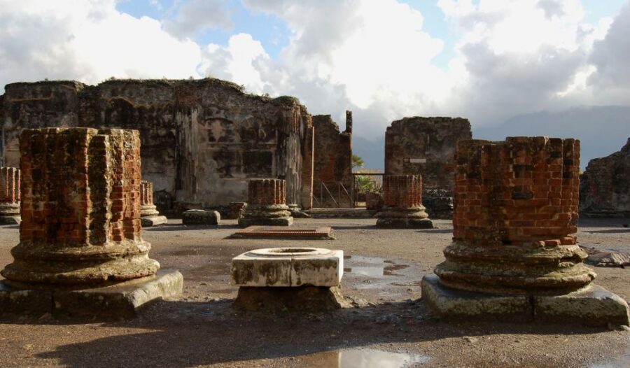 From Sorrento: Herculaneum and Pompeii Group Excursion - Pompeii Guided Walk: Streets, Baths, Forums, and Frescos