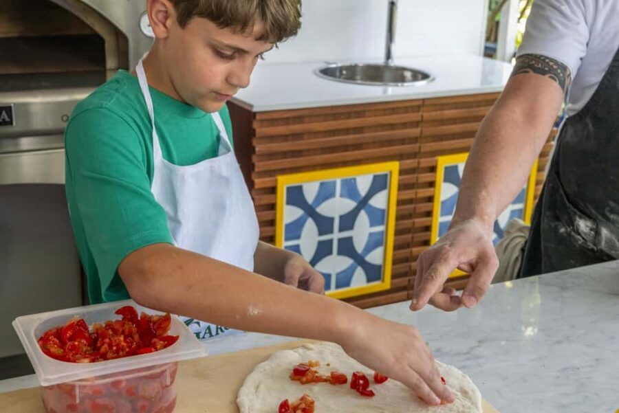 From Sorrento: Pizza-Making Class w/ View of Mount Vesuvius - The tasting part is not an afterthought