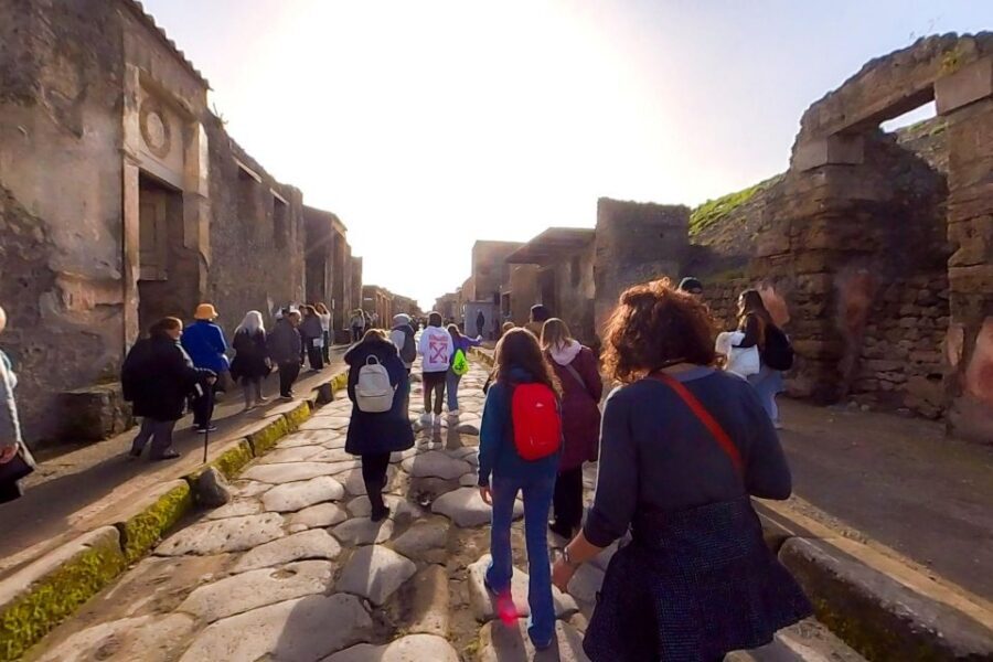 From Sorrento: Pompeii and Vesuvius Guided Tour with Lunch - Entering Pompeii: why a guide changes the whole place