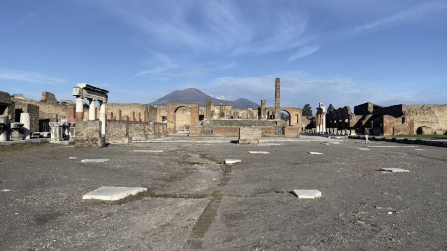 From Sorrento: Pompeii and Vesuvius Skip-the-Line Tour - Mount Vesuvius: 80 minutes in the national park