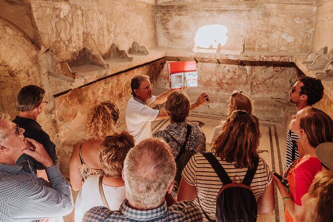 Herculaneum Small Group Tour and Ticket With an Archaeologist - Meeting point and getting there fast: Ticket Office zone in Ercolano