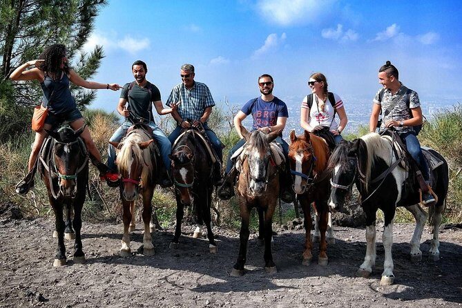 Mount Vesuvius Guided Horse Riding Tour with Sample Wine - Riding Vesuvius National Park: Steep Terrain, Big Naples Views