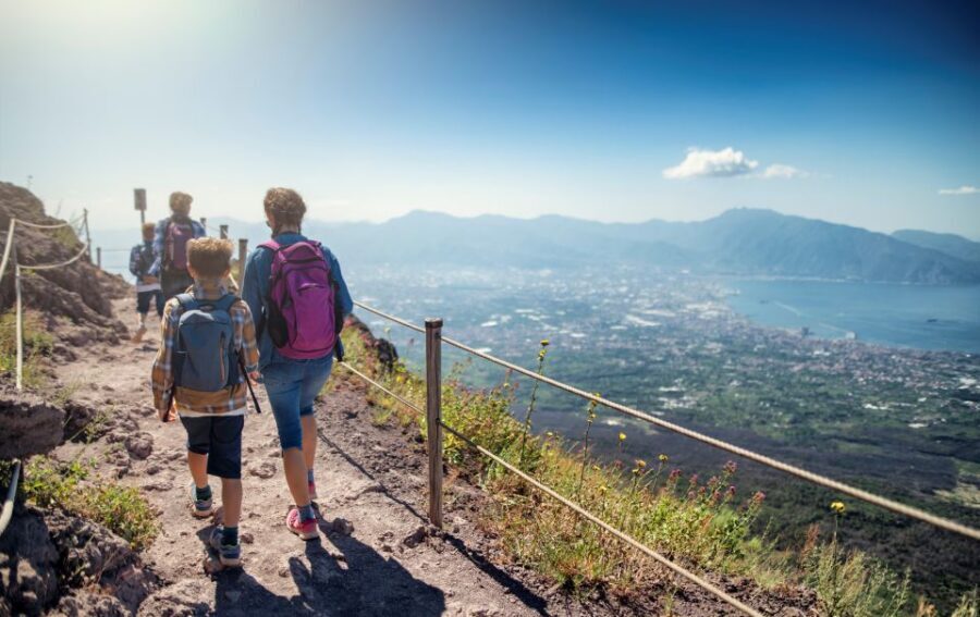 Naples: Pompeii & Mt. Vesuvius Day Trip with Tickets & Lunch - Getting from Naples: pickups, bus ride, and day pacing