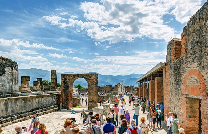 Pompeii and Herculaneum led by an Archaeologist with private transport - Pompeii’s main hits after lunch: Lupanar, Forum, baths, and theaters